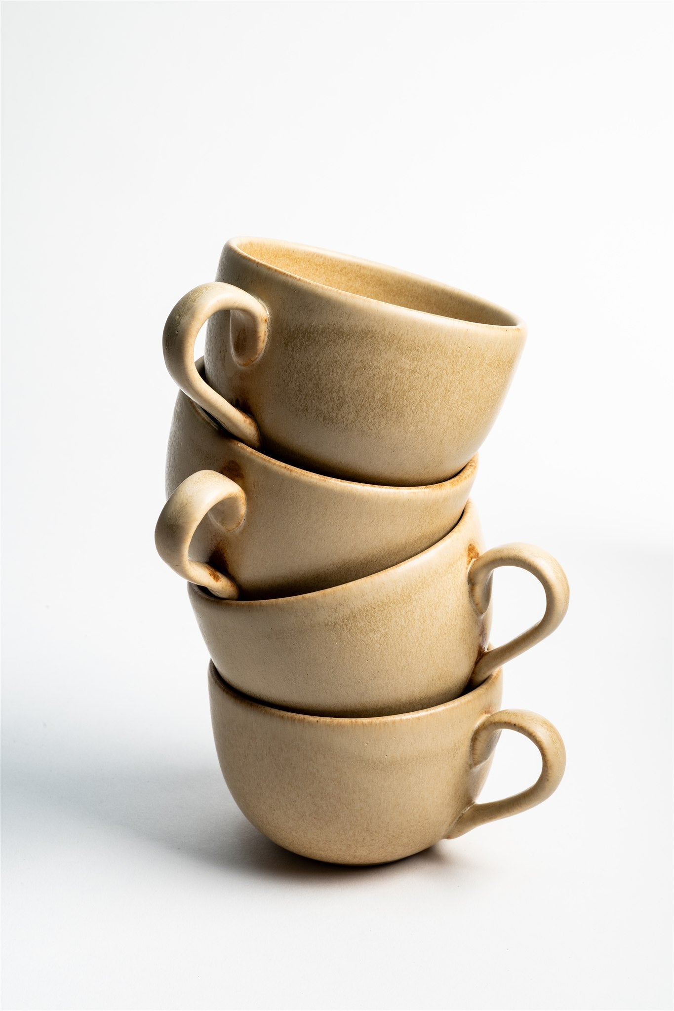 Lento – Tea / Latte Art Cup with Handle - Ceramica De Meles