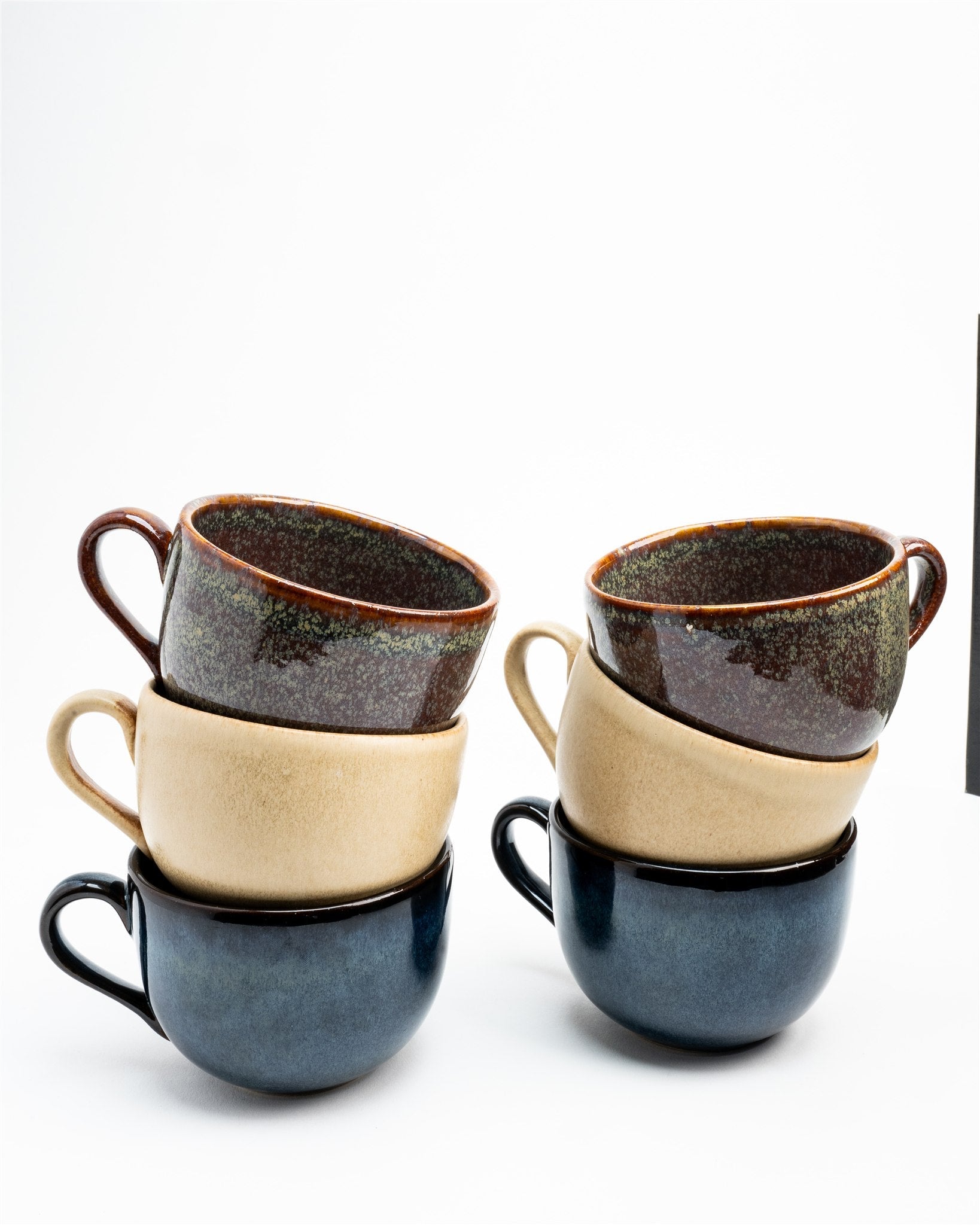 Lento – Tea / Latte Art Cup with Handle - Ceramica De Meles