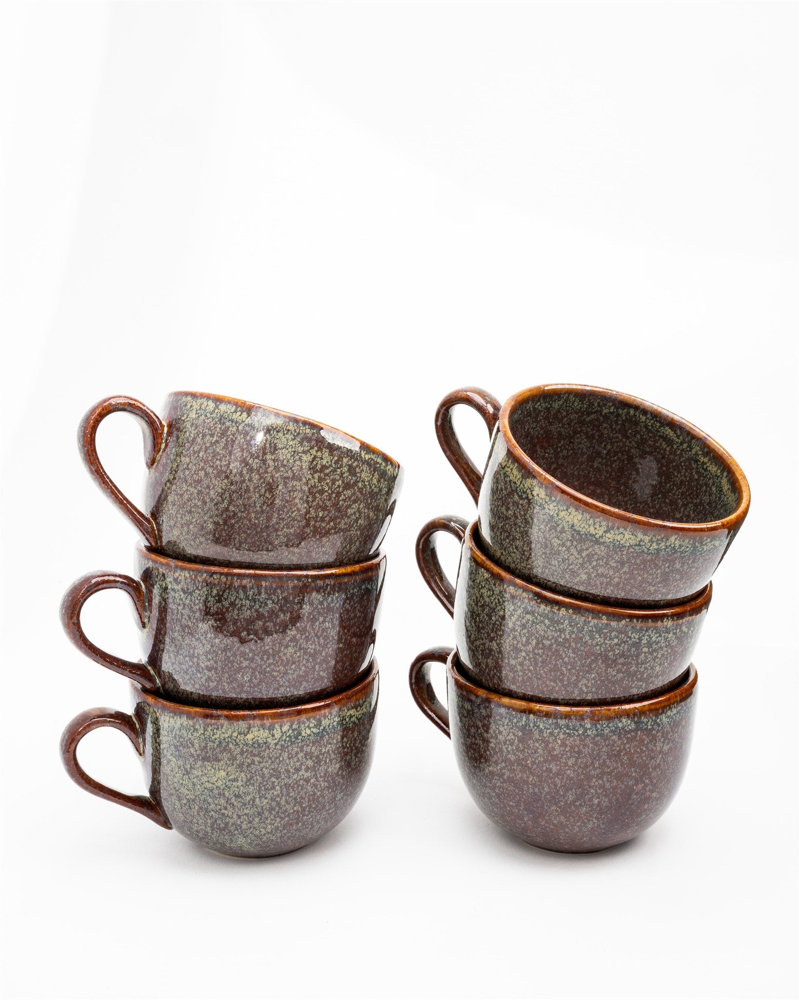 Lento – Tea / Latte Art Cup with Handle - Ceramica De Meles