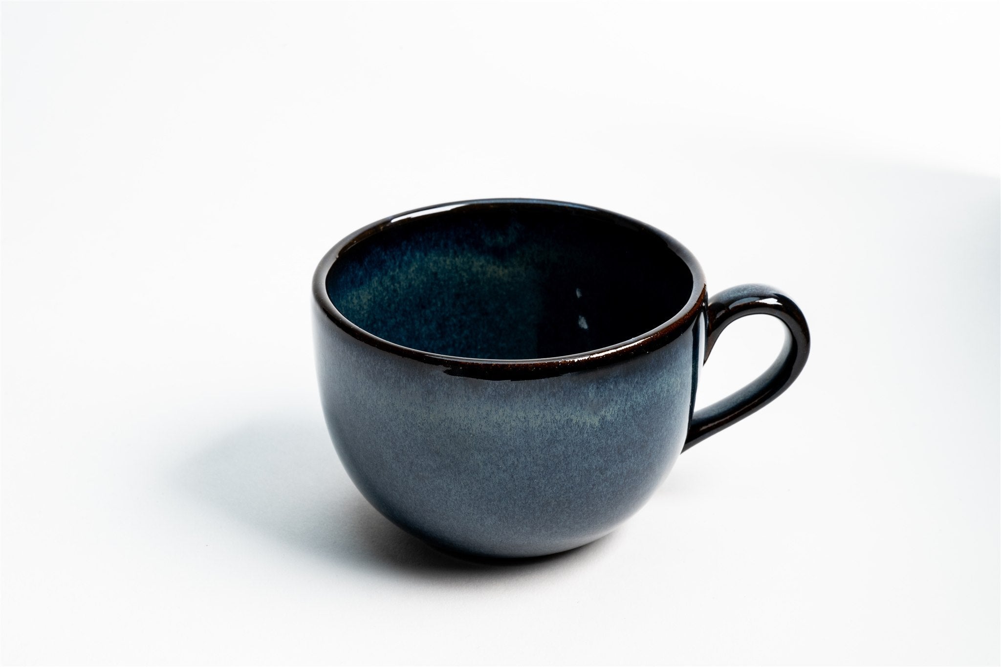 Lento – Tea / Latte Art Cup with Handle - Ceramica De Meles