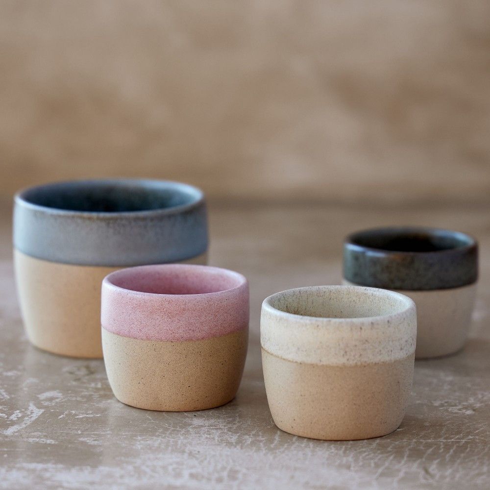Coffee Cup Set – 6 - Pack (7.8 oz and 2.7 oz) - Ceramica De Meles