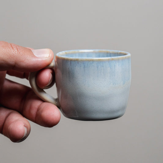 Espresso Cup With Handle 2.7 oz - Sky Series - Ceramica De Meles