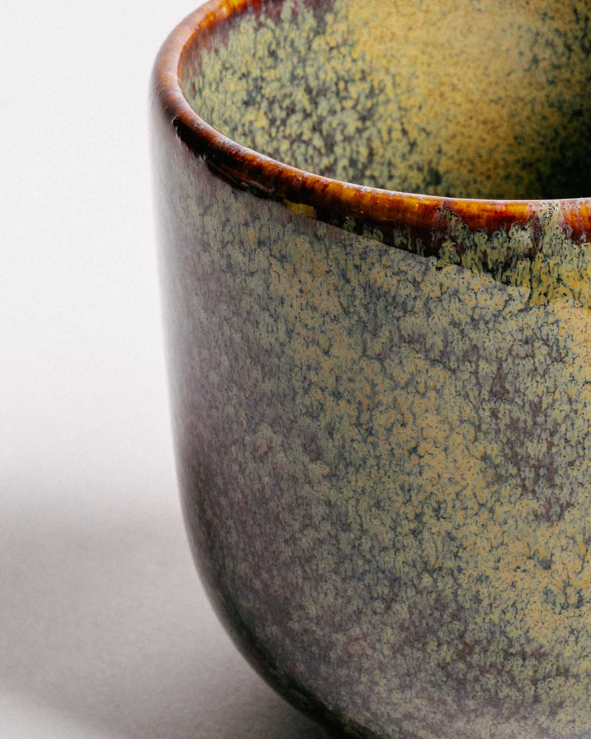 Lento – Double Cappuccino Cup - Noite - Ceramica De Meles