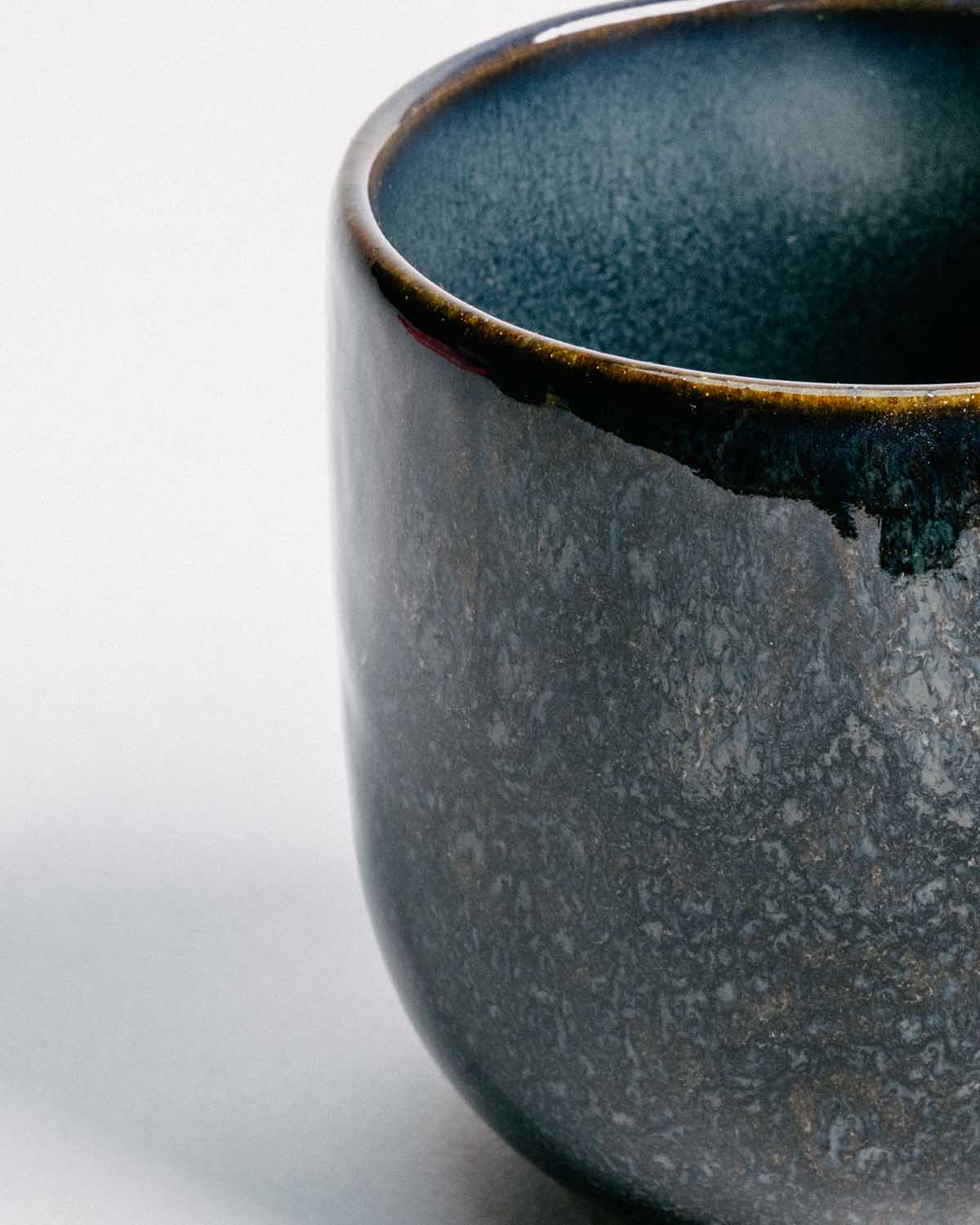 Lento – Double Cappuccino Cup - Onda - Ceramica De Meles