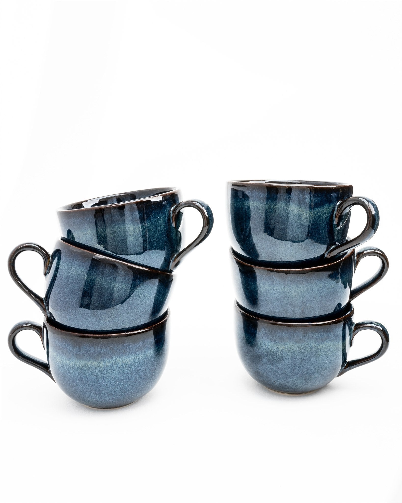 Lento – Tea / Latte Art Cup with Handle - Ceramica De Meles