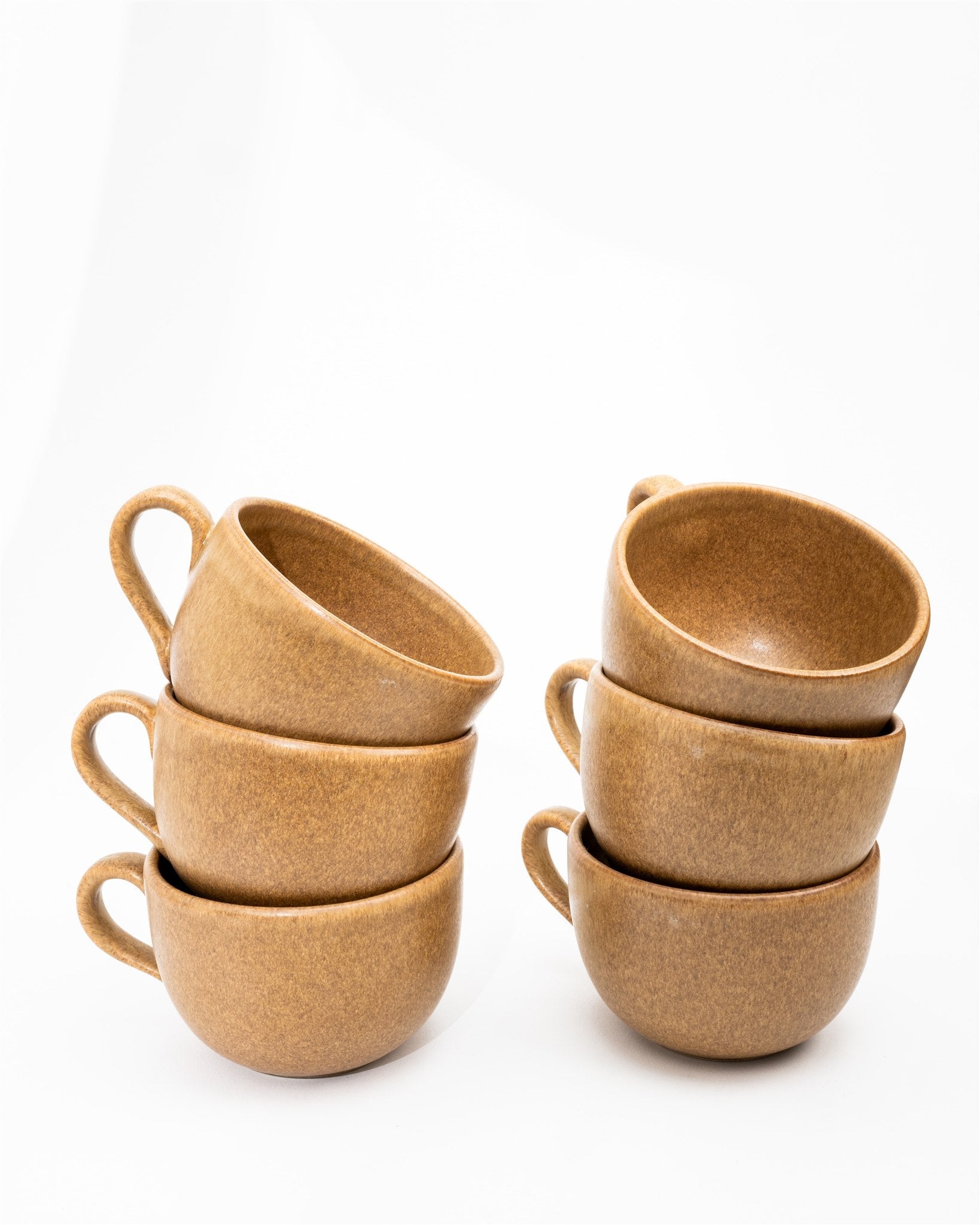Lento – Tea / Latte Art Cup with Handle - Ceramica De Meles