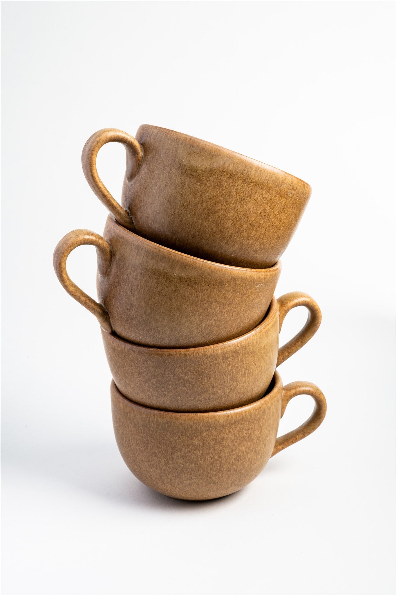 Lento – Tea / Latte Art Cup with Handle - Ceramica De Meles