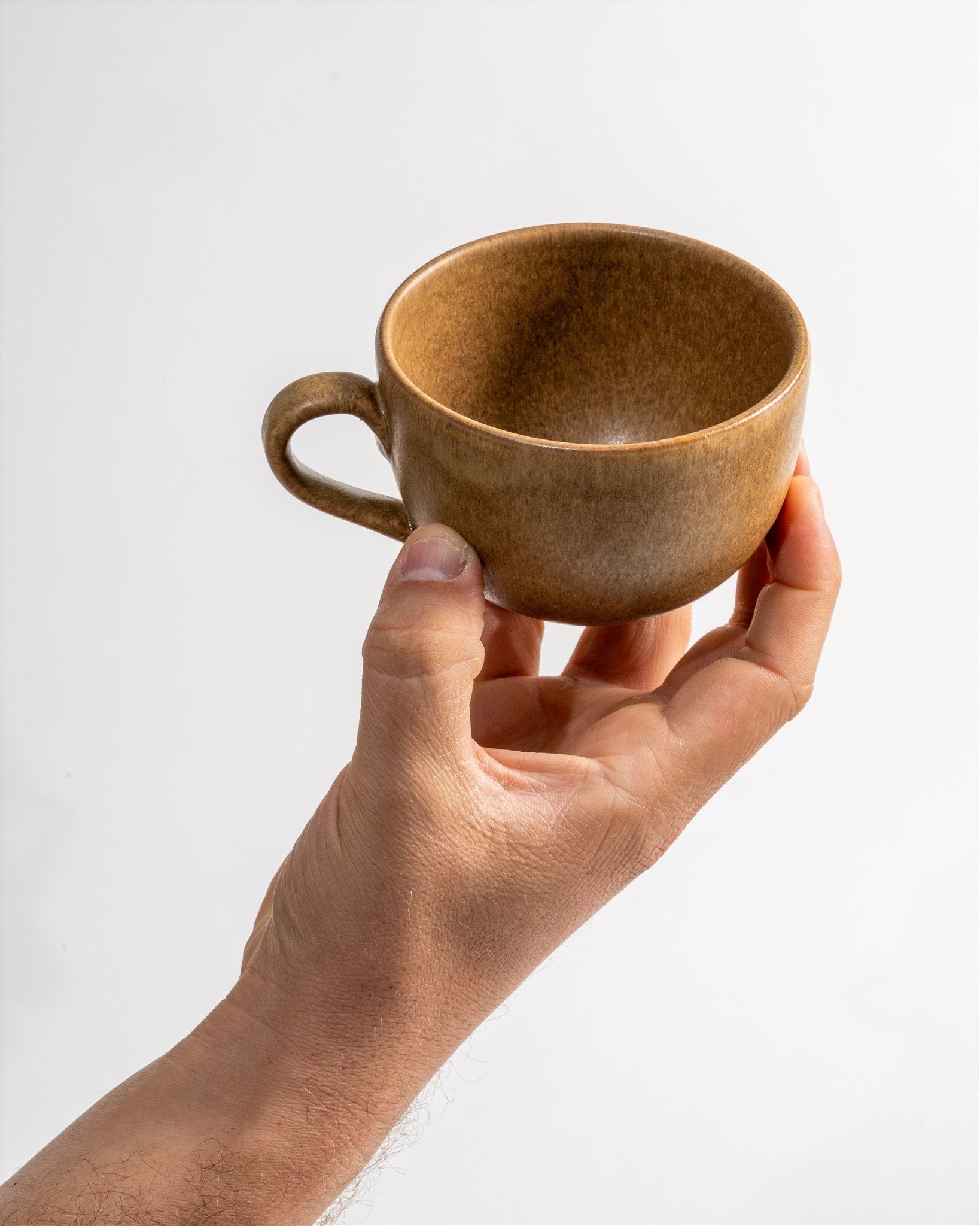 Lento – Tea / Latte Art Cup with Handle - Ceramica De Meles