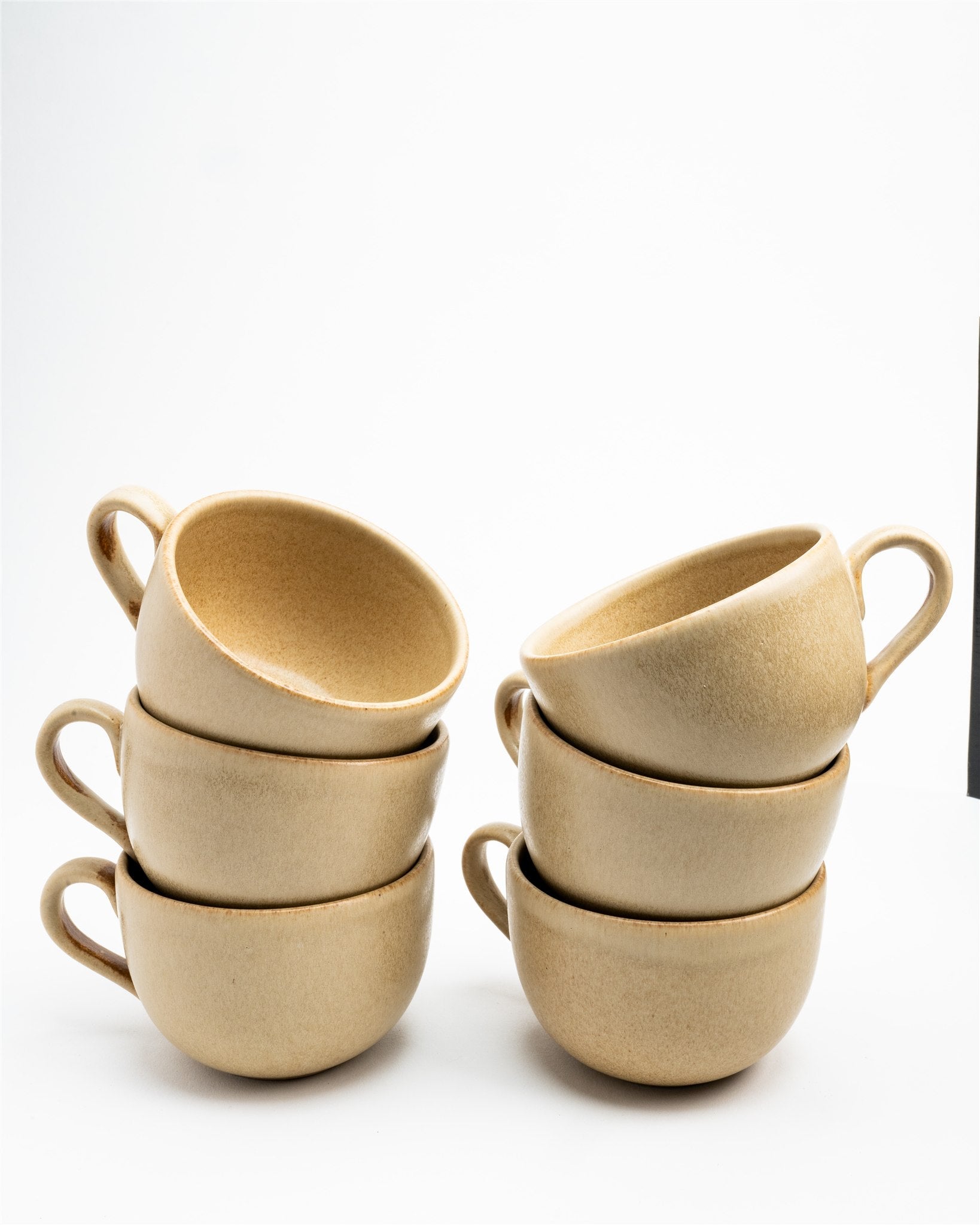 Lento – Tea / Latte Art Cup with Handle - Ceramica De Meles