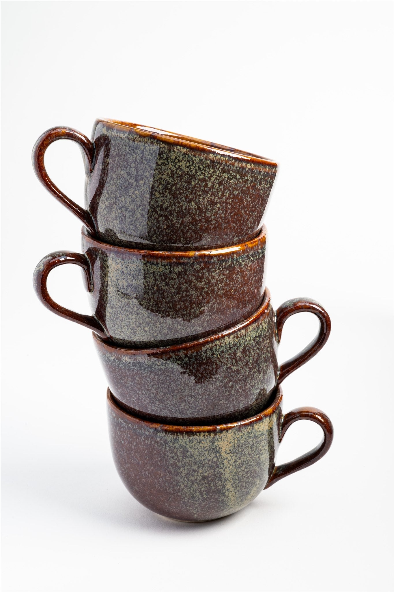 Lento – Tea / Latte Art Cup with Handle - Ceramica De Meles