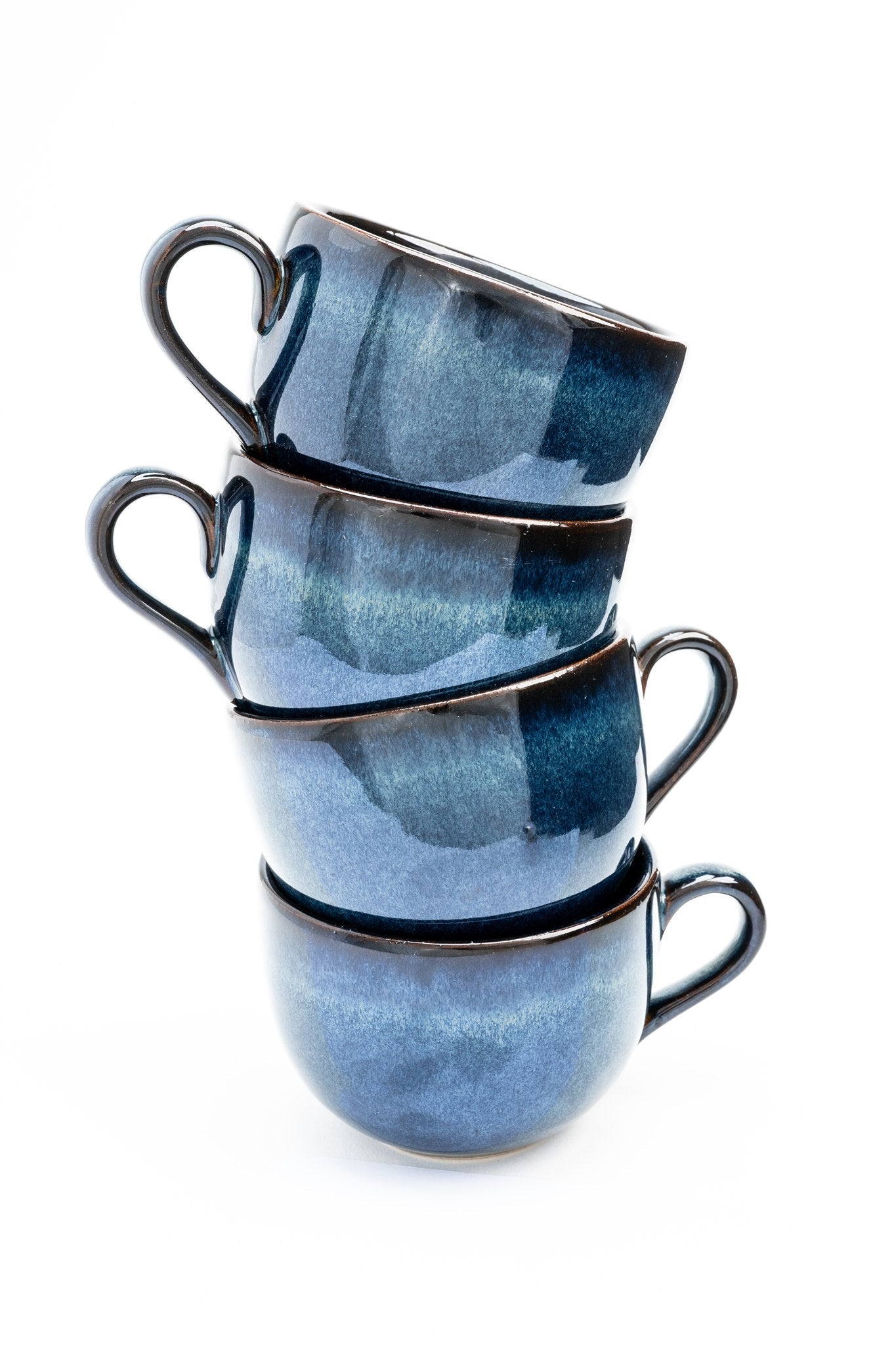 Lento – Tea / Latte Art Cup with Handle - Ceramica De Meles