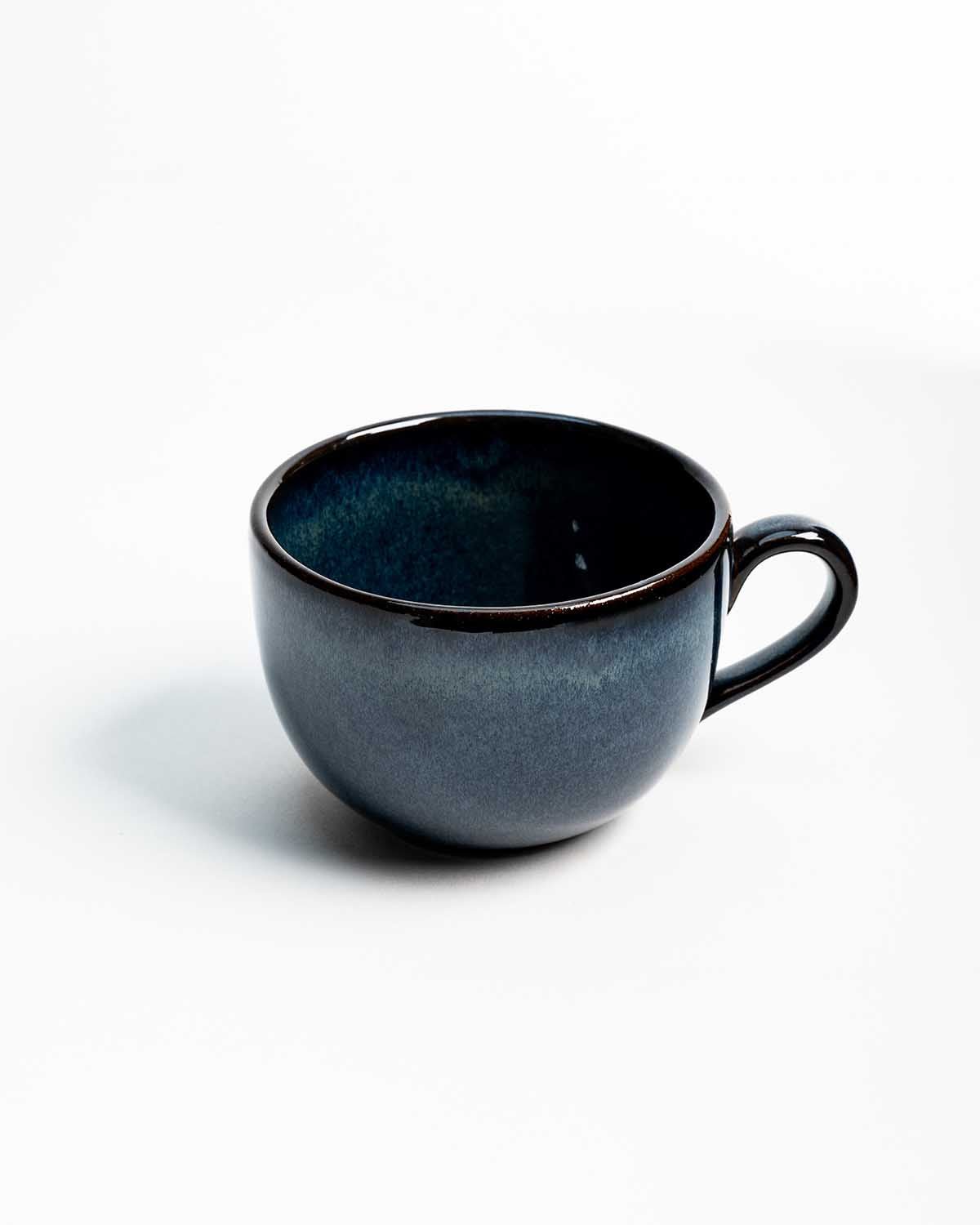 Lento – Tea / Latte Art Cup with Handle - Aurora - Ceramica De Meles