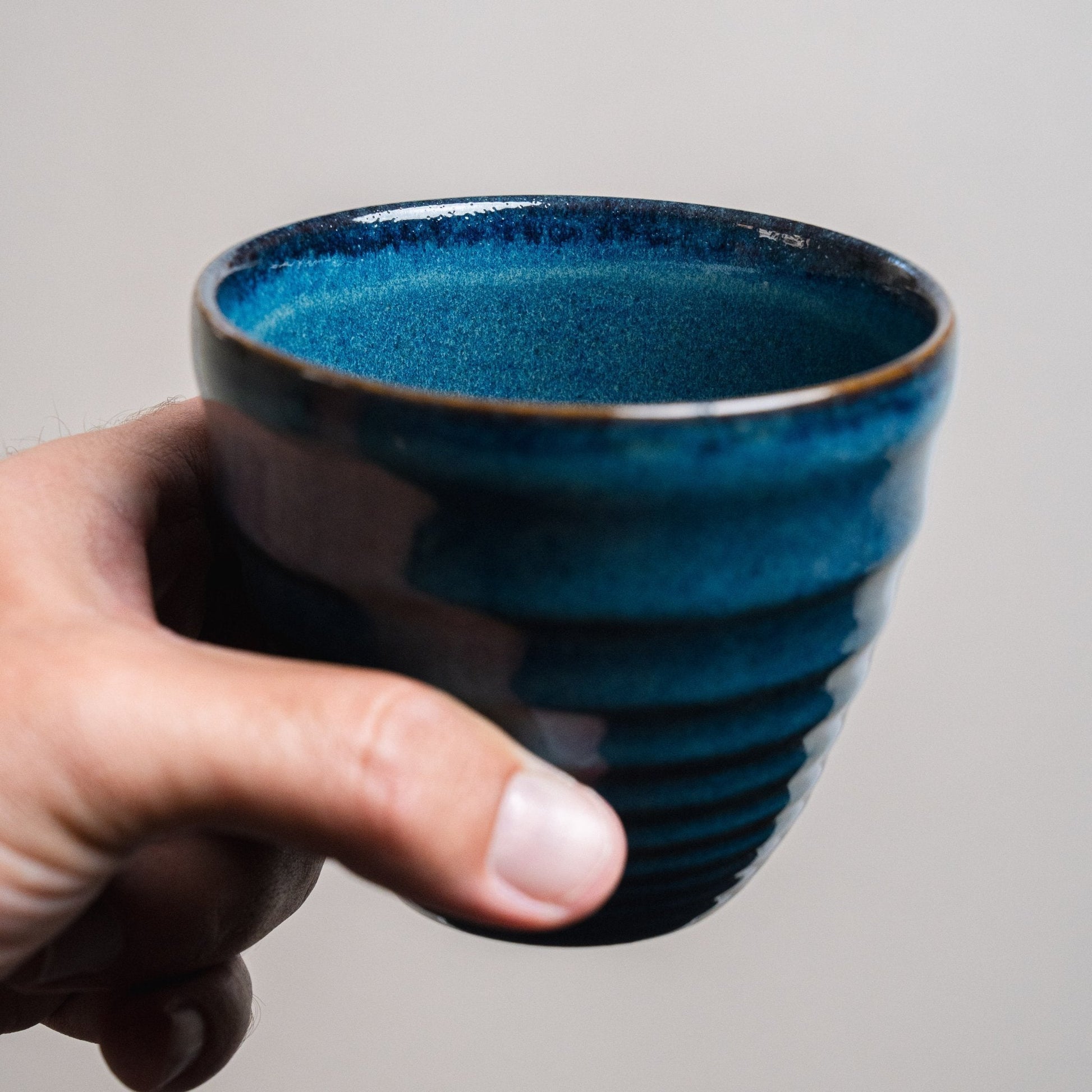 Neptune Latte Ceramic Cup 13.5 oz - Ceramica De Meles