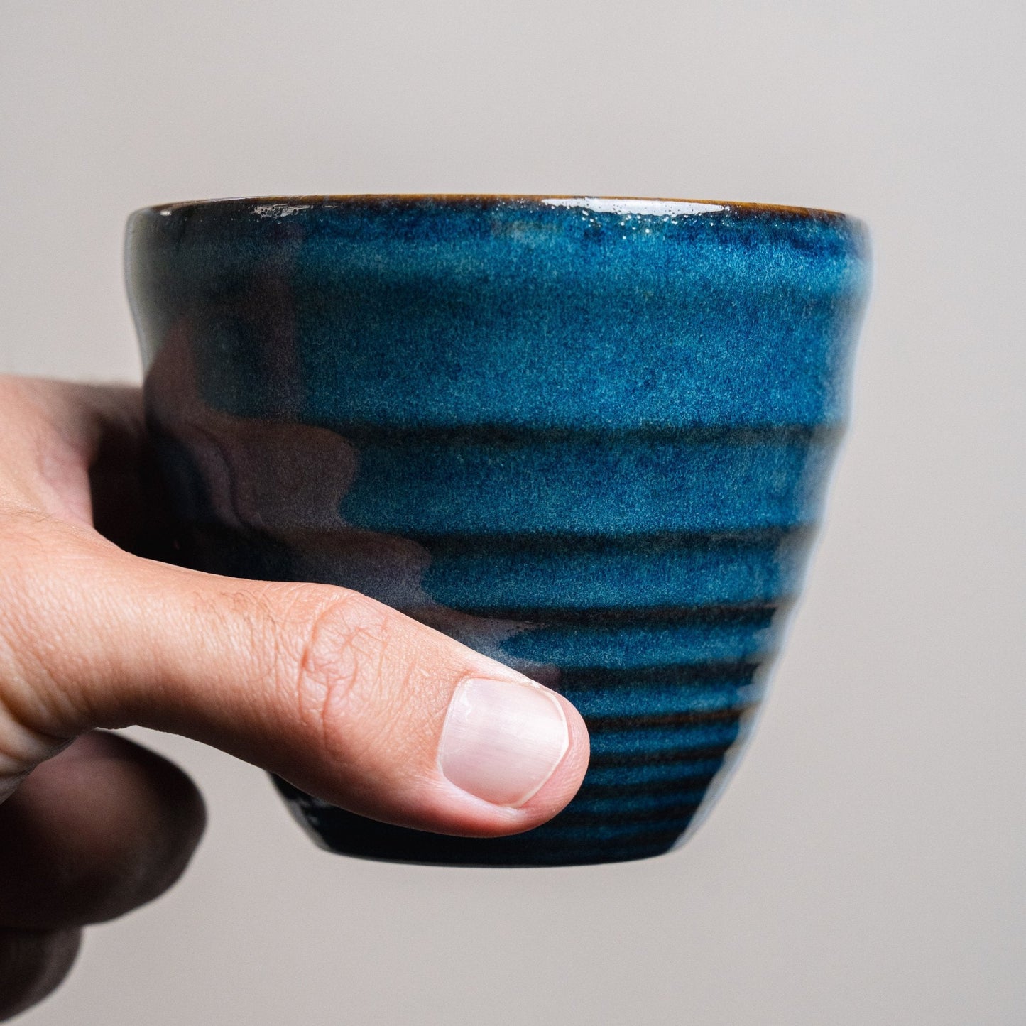 Neptune Latte Ceramic Cup 13.5 oz - Ceramica De Meles