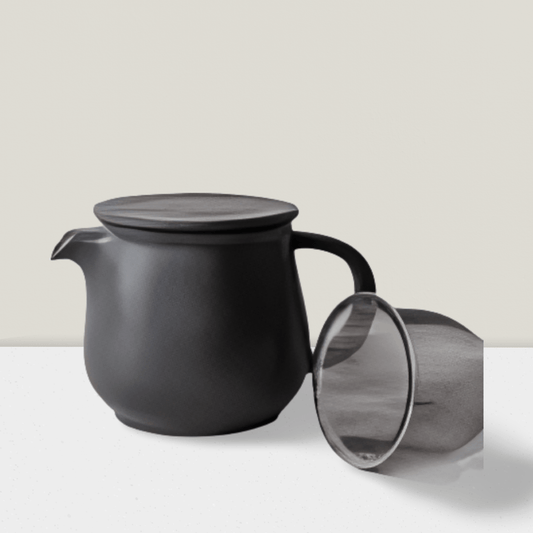 Portuguese Ceramic Teapot with Infuser – 500 ml - Ceramica De Meles