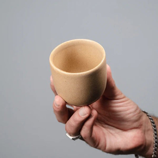 Saturn | Flat white Cup - 5.9 oz - Ceramica De Meles