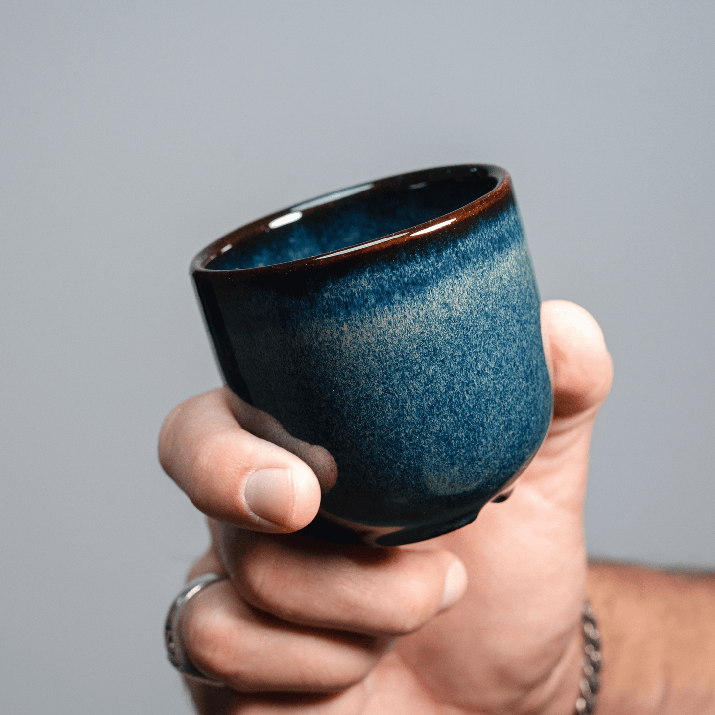 Saturn | Flat white Cup - 5.9 oz - Ceramica De Meles