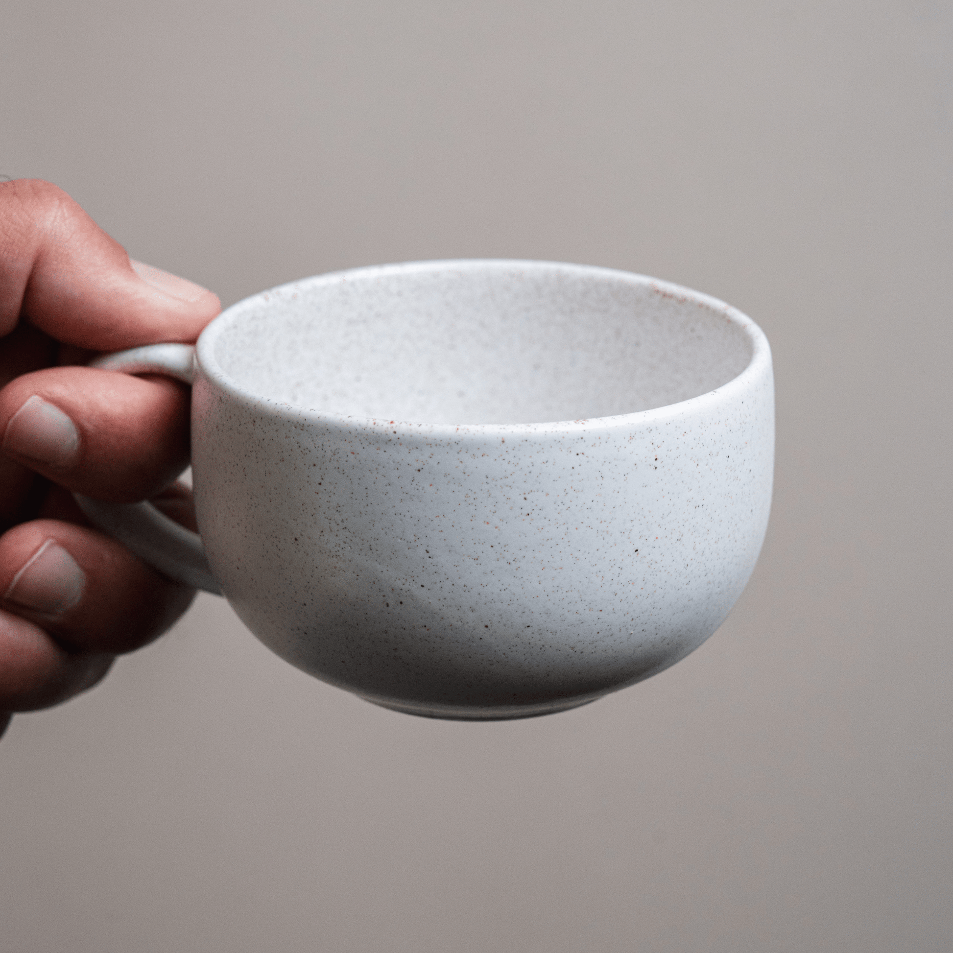 Snow | Ceramic Tea Cup – 7.4 Oz - Ceramica De Meles