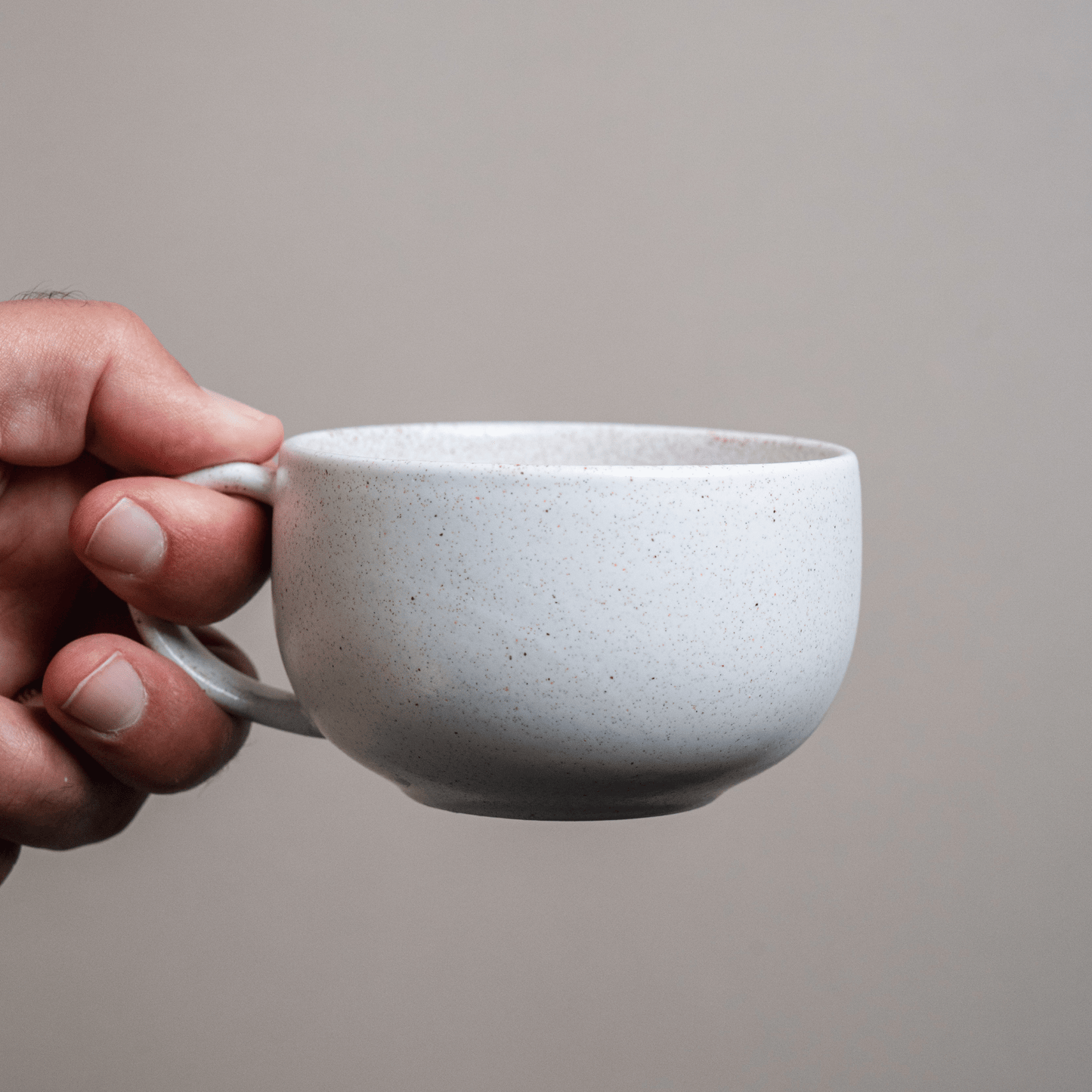 Snow | Ceramic Tea Cup – 7.4 Oz - Ceramica De Meles