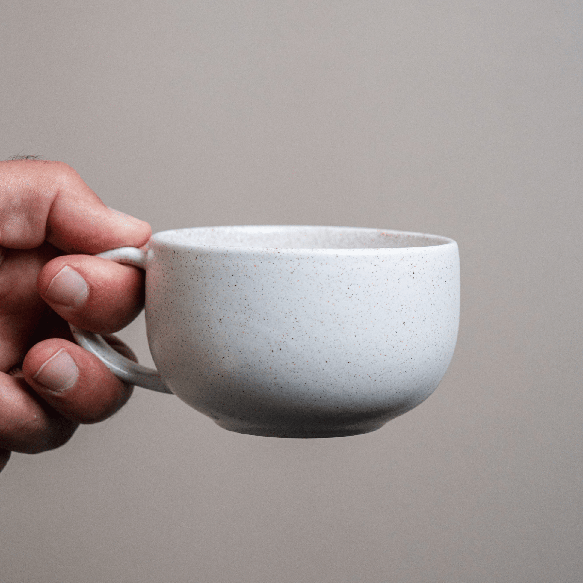 Snow | Ceramic Tea Cup – 7.4 Oz - Ceramica De Meles