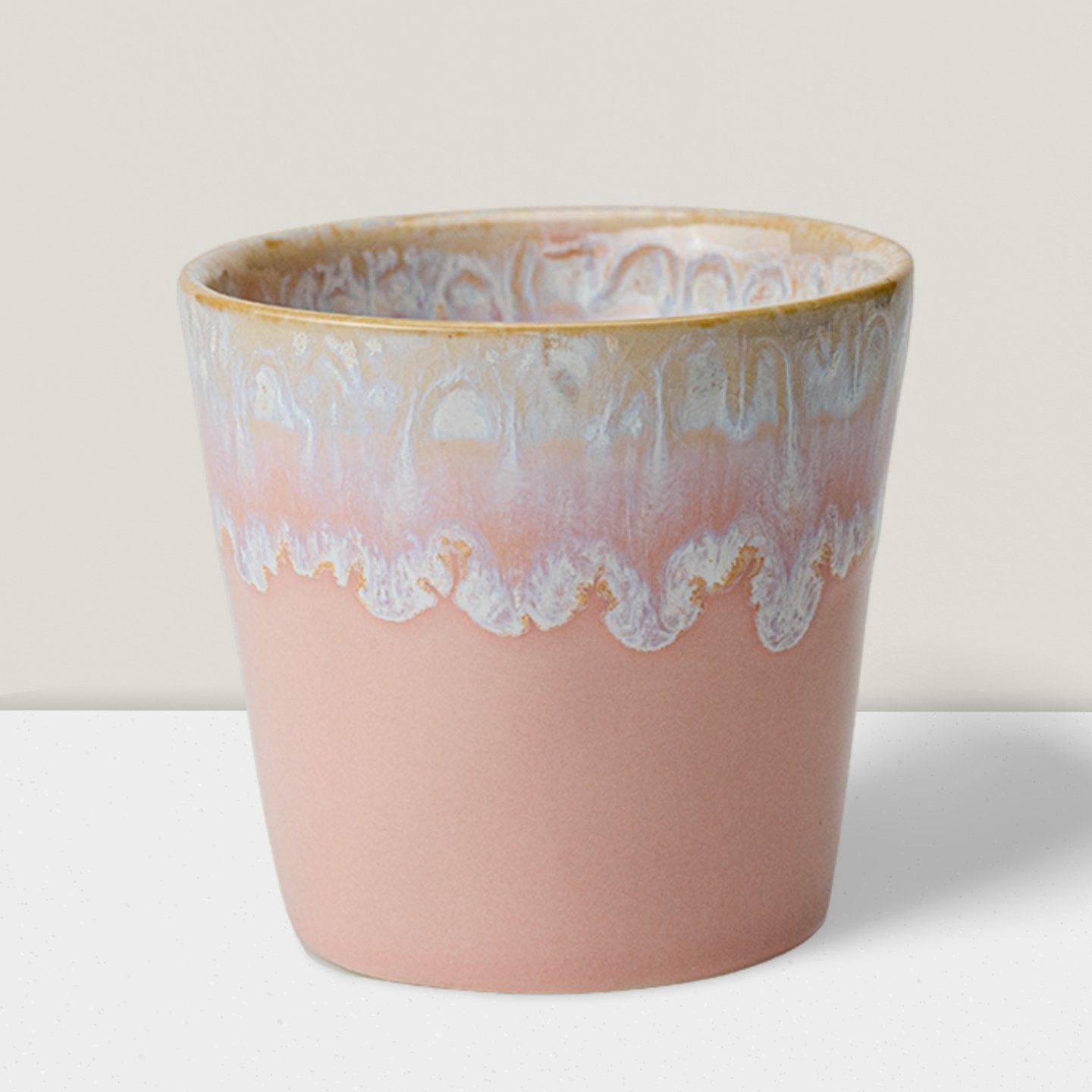 Wooden Gift box Set - Cappuccino Cups - Sea Series - Ceramica De Meles